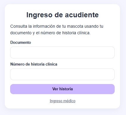 Ingreso de acudiente